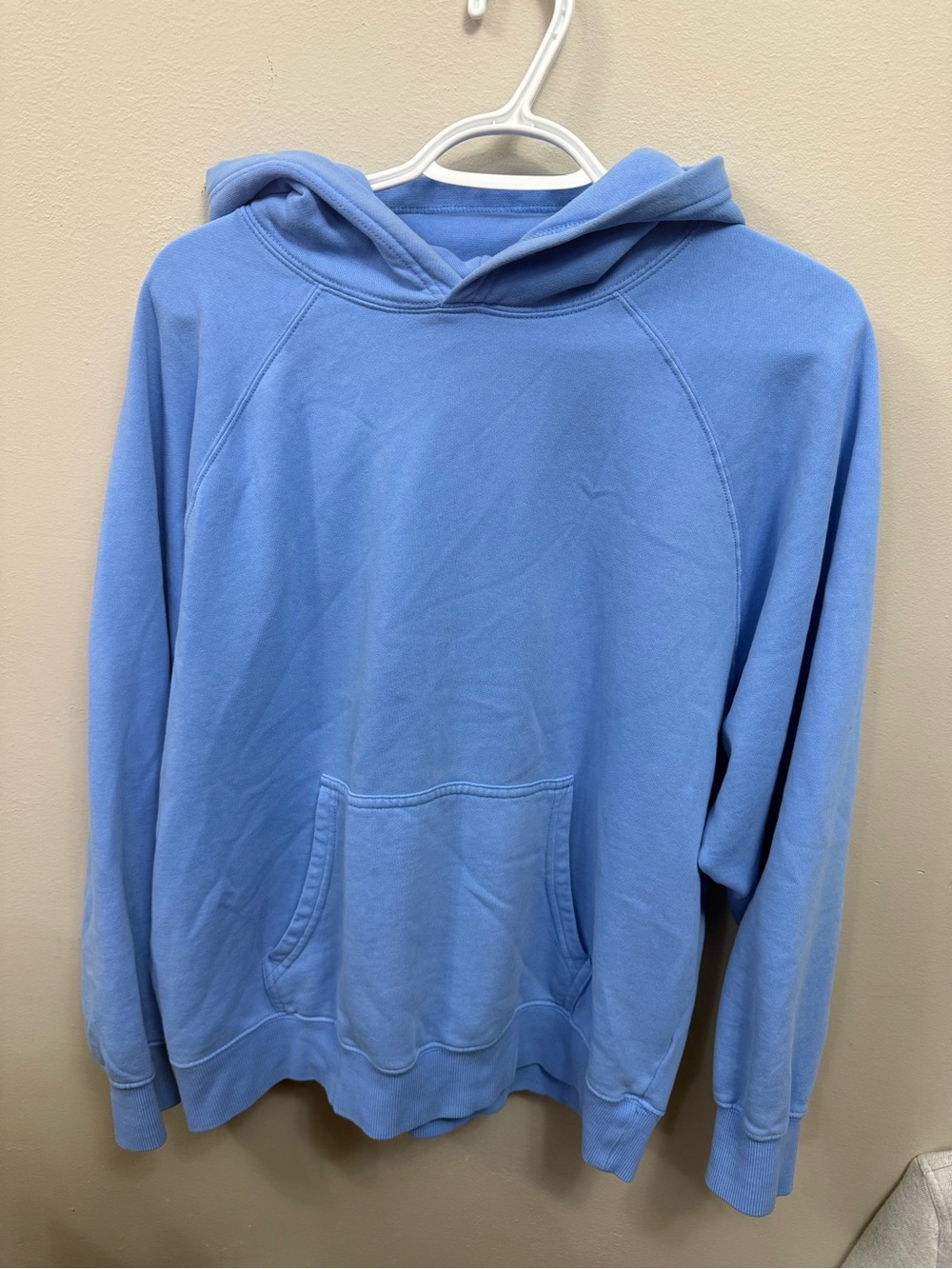Harlow Cloud Hoodie Light Blue Pullover Womens Small - Oversized